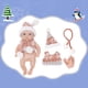 thumbnail image 2 of Juguetes de piscina, juguetes para bebés, juguetes para niños pequeños Muñeca de esmalte de 7 pulgadas Mini muñeca de esmalte Muñeca de juguete para niños Muñeca de bebé, 2 of 7