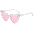 thumbnail image 1 of angular love SUNGLASSES sunscreen peach heart glasses UV400 glitter crystal SUNGLASSES SUNGLASSES, 1 of 7
