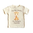 thumbnail image 4 of You Bet Giraffe I'm Auntie's Favorite Baby Bodysuit ,Funny New Born New Parent Baby Onesie®, New Mom Gift, Baby Shower Gift , Short Sleeve Tee Bella, 4 of 9