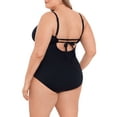 thumbnail image 3 of Time and Tru Women’s Plus Keyhole Front One Piece Swimsuit, 3 of 4