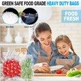 thumbnail image 3 of CANLENPK 6&times;8 Inch Vacuum Seal Bags,Small Precut Food Storage Sealer Bag,Seal Meal Snack Fruit Nut Tea Cookie Bean ,Boil Steam Heat Freezable Sous Vi, 3 of 8