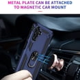 thumbnail image 6 of Designed for Samsung Galaxy A56 5G Case, Military Grade Protective Phone Case Cover with Enhanced Metal Ring Kickstand [Support Magnet Car Mount] Compatible with Samsung Galaxy A56 5G, Blue, 6 of 7