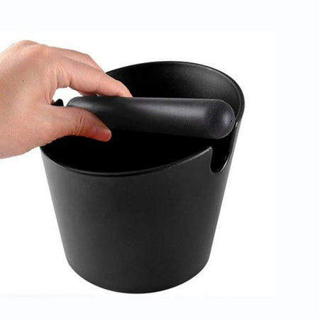 

Julam Coffee Knock Box Shock-Absorbent Knock Box for Barista Coffee Grind Anti-slip Dump Bin Grind Waste Bin