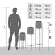 thumbnail image 2 of Set Macetas Grises con Base Negra Moderna/Minimalista Macetas y Maceteros Estilo moderno, elegante y minimalista., 2 of 4