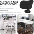 thumbnail image 5 of Office Chair Headrest Attachment Universal Head Support Cushion Upholstered Adjustable Height Angle-In stock, 5 of 5