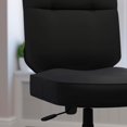 thumbnail image 4 of Scranton & Co Leather Office Chair with Extra Wide Seat in Black, 4 of 9