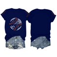 thumbnail image 2 of Basic T Shirts for Women Everyday Casual Loose Fit Summer Short Sleeve, 2 of 6