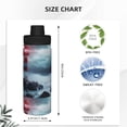 thumbnail image 3 of Pofeuu Lighthouse in a Stormy Sea Print 18oz Sports Insulated Kettle Stainless Steel Vacuum Water Bottle Leakproof Sport Flask, 3 of 7