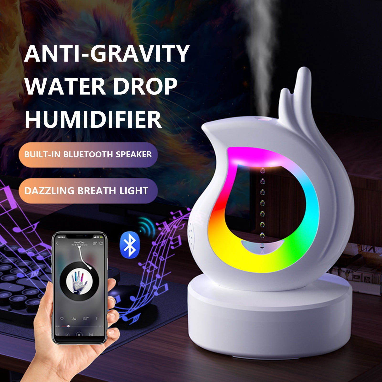 BOBOMOTI Humidifier for Room Cool Mist Top-Fill Ultra-Quiet Humidistat for Baby Nursery Plants Essential Oil Diffuser Clearance
