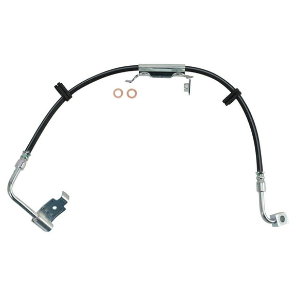 TRQ Front Left Brake Hose BLA62318 Fits Select 2011-2017 Jeep Wrangler , 2018-2018 Jeep Wrangler JK