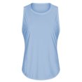 thumbnail image 1 of Camiseta de yoga de primavera y verano, blusa sin mangas para mujer, blusa de yoga holgada, transpirable y de secado rápido, 1 of 6
