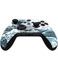 thumbnail image 3 of Premium Controllerz Custom Controller - For Xbox Series / One S Soft Touch Custom Wireless Controller - Soft Shell For Comfort Grip X (Waves), 3 of 5