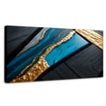 thumbnail image 1 of Cuadro Decorativo Canvas Abstracto Arroyos Dorados 120x60, 1 of 3
