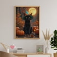 thumbnail image 6 of Diamond Art Kit for Adults, Black Cat Autumn Hat Pumpkins Moon Diamond Painting for Adults Beginners, 5D DIY Diamond Art Painting Kits, Colorful Diamond Painting Craft for Home Decor 12x16, 6 of 7