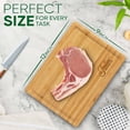 thumbnail image 2 of Fuller's Bamboo Cutting Board - 12” x 9” Wooden Chopping Board for Kitchen - Durable, Knife-Friendly, Easy to Clean - With Juice Groove & Side Handles for Food Prep & Serving, 2 of 8