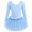 Light Blue, variant on Dancina Girls Long Sleeve Leotard Sparkle Tutu Dress - Soft & Stretchy Ballerina Outfit for Ballet Class, Dance Recitals & Dress-up
