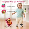 thumbnail image 3 of BESTSKI Android 12 Kids Tablet, 10-Inch IPS Screen, 5000mAh Battery, 2GB+32GB, Quad-Core, Bluetooth Wi-Fi, Pink, 3 of 7
