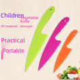 thumbnail image 1 of Cuchillo de plástico para frutas para niños, cuchillo para pan, queso, postre, cuchillo para frutas y verduras, cuchillo para pelar melón y frutas, cuchillo para tartas de cumpleaños, 1 of 5
