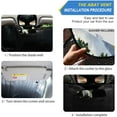 thumbnail image 2 of GZHJMY Farm Animals Car Windshield Sun Shade Foldable Sun Shield Shade for Blocks UV Rays Protector-Keeps Your Vehicle Cool for Most Sedans SUV Truck,55"x27.6", 2 of 7