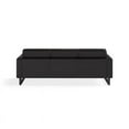 thumbnail image 3 of Safco Mirella Adult Lounge Sofa, Black Vinyl Couch, 3 of 3