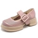 thumbnail image 2 of Sandalias de verano 2023 de alta gama para mujer, sandalias de punta redonda de piel de vaca auténtica, 2 of 5