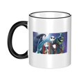 thumbnail image 1 of Taza de cerámica de doble cara para café, té y oficina, regalo de Pesadilla antes de Navidad, 1 of 7