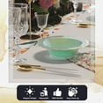 thumbnail image 2 of Exquisite Fancy Plastic Bowls Disposable Bowls 12 Oz Bowl Set Of 40 Disposable Soup Bowls Plastic Serving Bowls Perfect Plastic Ice Cream Bowls or Plastic Salad Bowls - Coral Peach - Gold Rim, 2 of 7