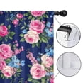 thumbnail image 4 of Blackout Kids Curtains,Pioneer Flower Floral Print Pattern Childrens Insulated Curtains Set Of 2,Bedroom Essentials,Toddler Room Decor 52"x63", 4 of 5