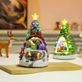 thumbnail image 4 of CM-TOP | Árbol de Navidad Artificial | Adorno Escritorio la Tienda | Mini árbol Navidad | Caja De Música Navideña | con USB y batería, Doble Fuente de alimentación | Luces RGB, 4 of 4