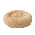 thumbnail image 1 of Soft Plush Round Pet Bed Cat Soft Bed Cat Bed for Cats Small Dogs, 1 of 7