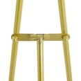 thumbnail image 6 of 61.6 in Tall Gold Easel Stand for Sign, Posters, Adjustable Metal Display Easel Stand with Bow Top, Portable Art Easel, Foldable Freestanding Welcome Sign Stand for Wedding (1PCS ), 6 of 9
