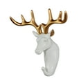 thumbnail image 1 of para Colgar en La Pared para Llaves con Cabeza de Animal Decorativo Chaqueta Sombrero para Colgar en La Pared Ciervo Soledad Ganchos para llaves montados en la pared, 1 of 10