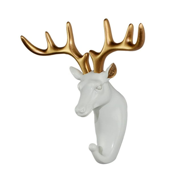 1 lot Resin Coat Hooks Animal s Decorative for Bedroom, Deer 