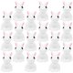 thumbnail image 2 of 40 piezas mini figuras de conejito pequeños animales de resina adornos de bonsai decoración de jardín, 2 of 4