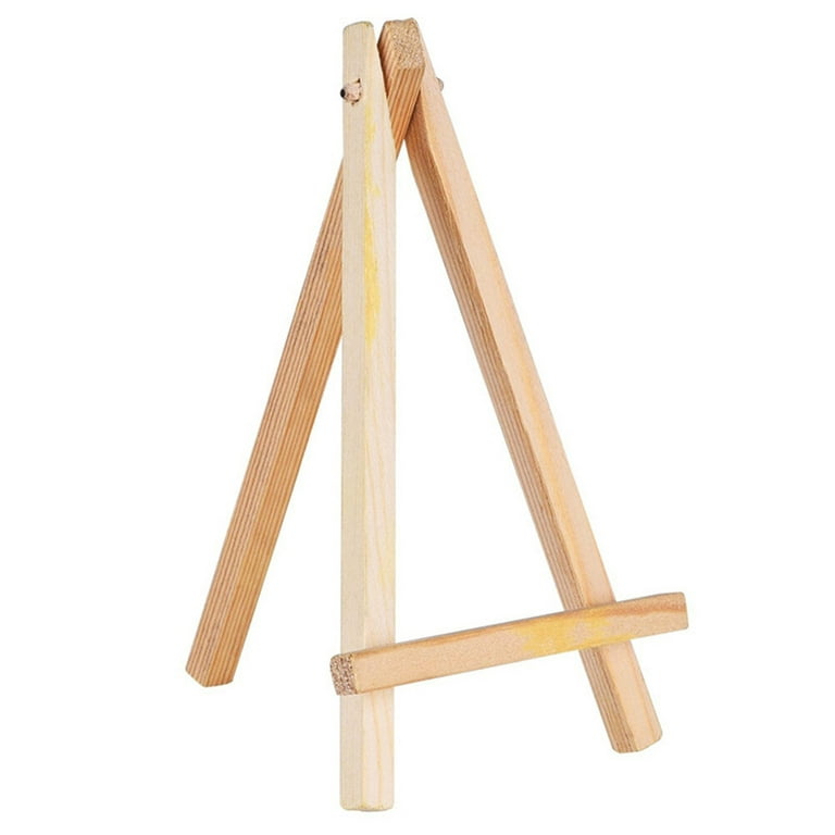 8 Pcs 63 Inch Wooden Tripod Display Easel Stand Floor Display Easel A-Frame  Tripod Wooden Tripod Display Easel Studio Artist Floor Easel Stand Bulk  Wood Display Holder for Wedding Signs Photos Posters 