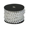 thumbnail image 2 of 8MM X 33FT Medium Shiny Clear Iridescent Beaded Christmas Garland, 2 of 3