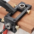 thumbnail image 2 of Hole Drilling Locator Jig Screw Puncher Oblique Flat Screw Puncher Bed Cabinet Screw Woodworking To, 2 of 5