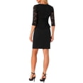 thumbnail image 3 of INSPIRAR CHIC Conjuntos de 2 Piezas para Mujeres, Vestido Formal Sin Mangas para Madre de la Novia con Chaqueta de Encaje XS Negro, 3 of 6