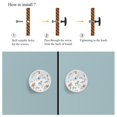 thumbnail image 4 of 4 Pcs Winter Animals Knobs for Kitchen Cabinet Cupboard Dresser Bookcase Drawer Pulls Handles Round Home Decor, 4 of 5