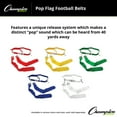 thumbnail image 4 of Champion Sports 42" Pop Flag Football Belts - Green, 4 of 6