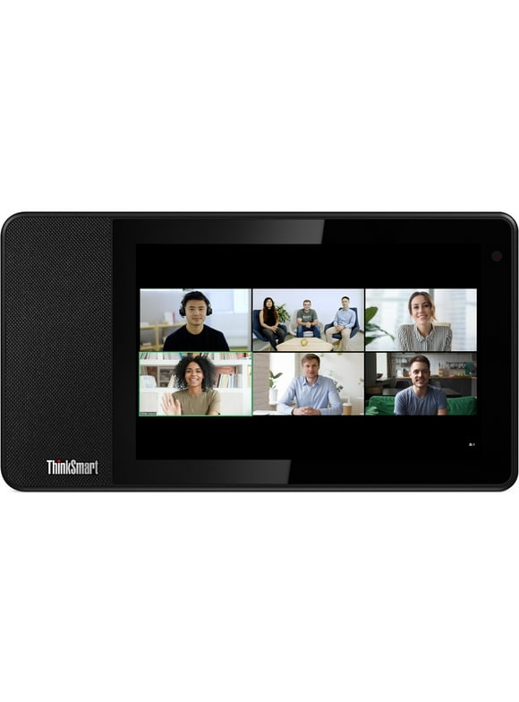 Lenovo ThinkSmart View ZA840013US Tablet, 8" HD, Qualcomm Snapdragon 624, 2 GB, 8 GB Storage, Android 8.1 Oreo, Business Black