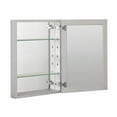 thumbnail image 2 of Foremost Metal Medicine Cabinet 20" X 26" Beveled Mirror in Satin, 2 of 2
