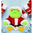 thumbnail image 4 of DolliBu Santa Frog Stuffed Animal Plush Toy - Super Soft Wild Animal Dress Up with Red Santa Claus Outfit, Cute Wildlife Gift, Perfect Holiday Christmas Gift - 6 Inches, 4 of 6