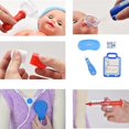 thumbnail image 4 of KAIYANG YQ4777-85 Juego de juguetes médicos de simulación de doctor, juguete de simulación portátil para niños, azul, rosa y multicolor, 4 of 5