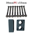 thumbnail image 3 of MYG 30mm Caoutchouc Joint Riser Pads +53mm Boulons pour Planche à Roulettes Longboard Double Rocker, 3 of 8