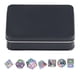thumbnail image 2 of Juego de dados poliédricos de 7 piezas, patrón de runas numéricas, fácil de leer con caja de almacenamiento para juegos de mesa, Color chapado, 2 of 5