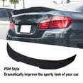 thumbnail image 4 of PSM Style Trunk Lid Spoiler High Kick ABS Plastic Rear Trunk Spoiler Lip Wing for 5 Series F10 Sedan 2011 2017 Enhanced Downforce Stylish Look Easy Installation, 4 of 7