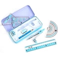 thumbnail image 1 of 8 Student Compass/Math Set with Storage Box, Includes Ruler, Protractor, Compass, Pencil, Sharpener and Eraser, 1 of 1