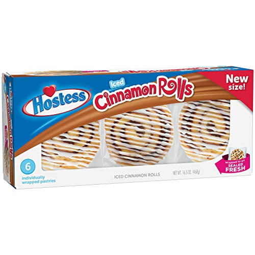 Hostess Iced Cinnamon Rolls Individually Packaged 36 Count