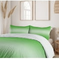 thumbnail image 6 of Ambesonne Ombre Duvet Cover Set, Digital Spring Grass Art, King, Green, 6 of 6